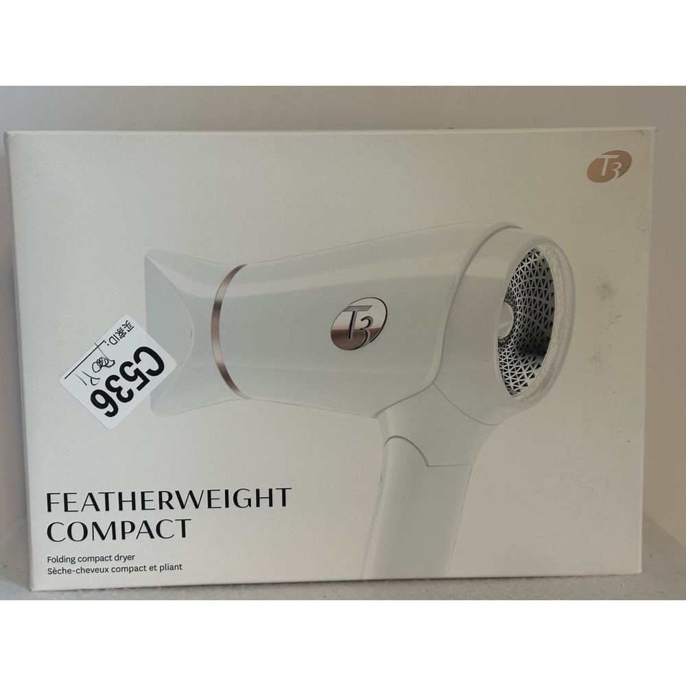 T3 Featherweight Compact Folding Dryer - White Model: 76851 - NEW in Box
